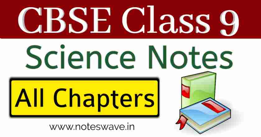 Class 9 science notes all chapters