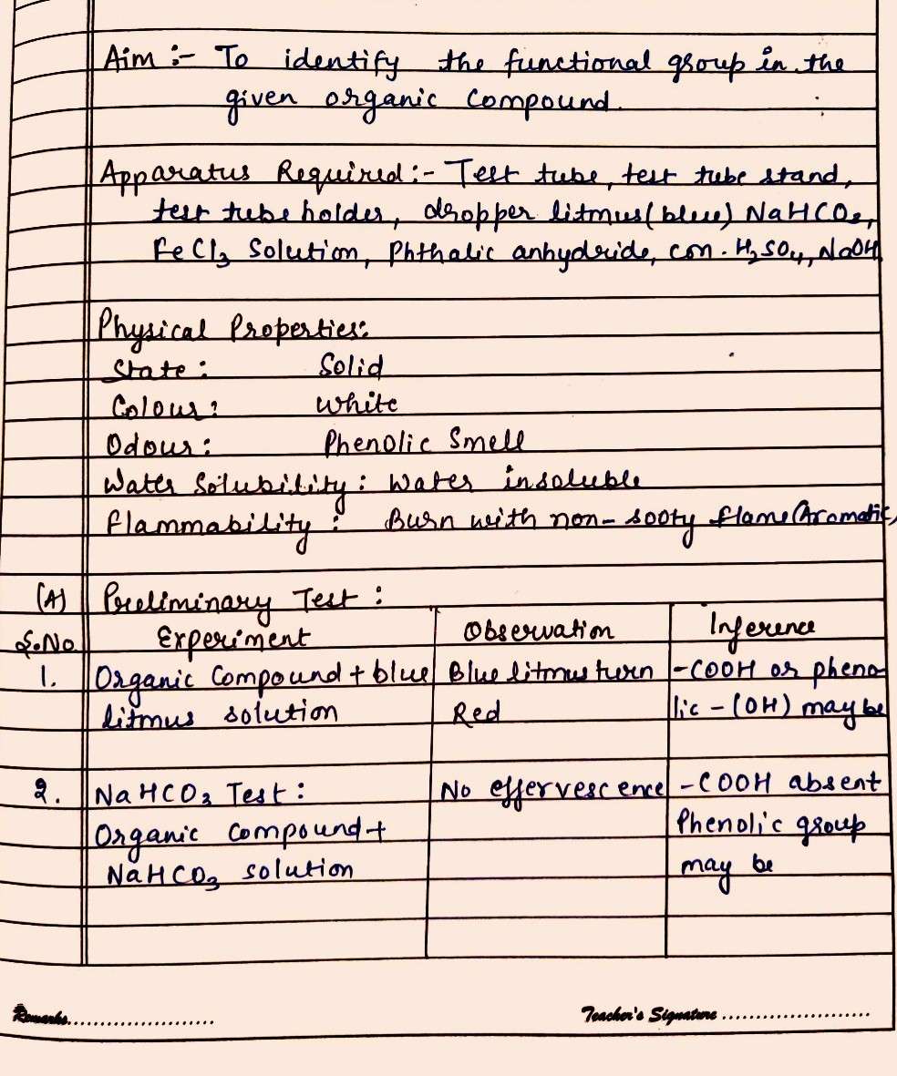 Class-12th-Chemistry-Practical-File-Exp-11